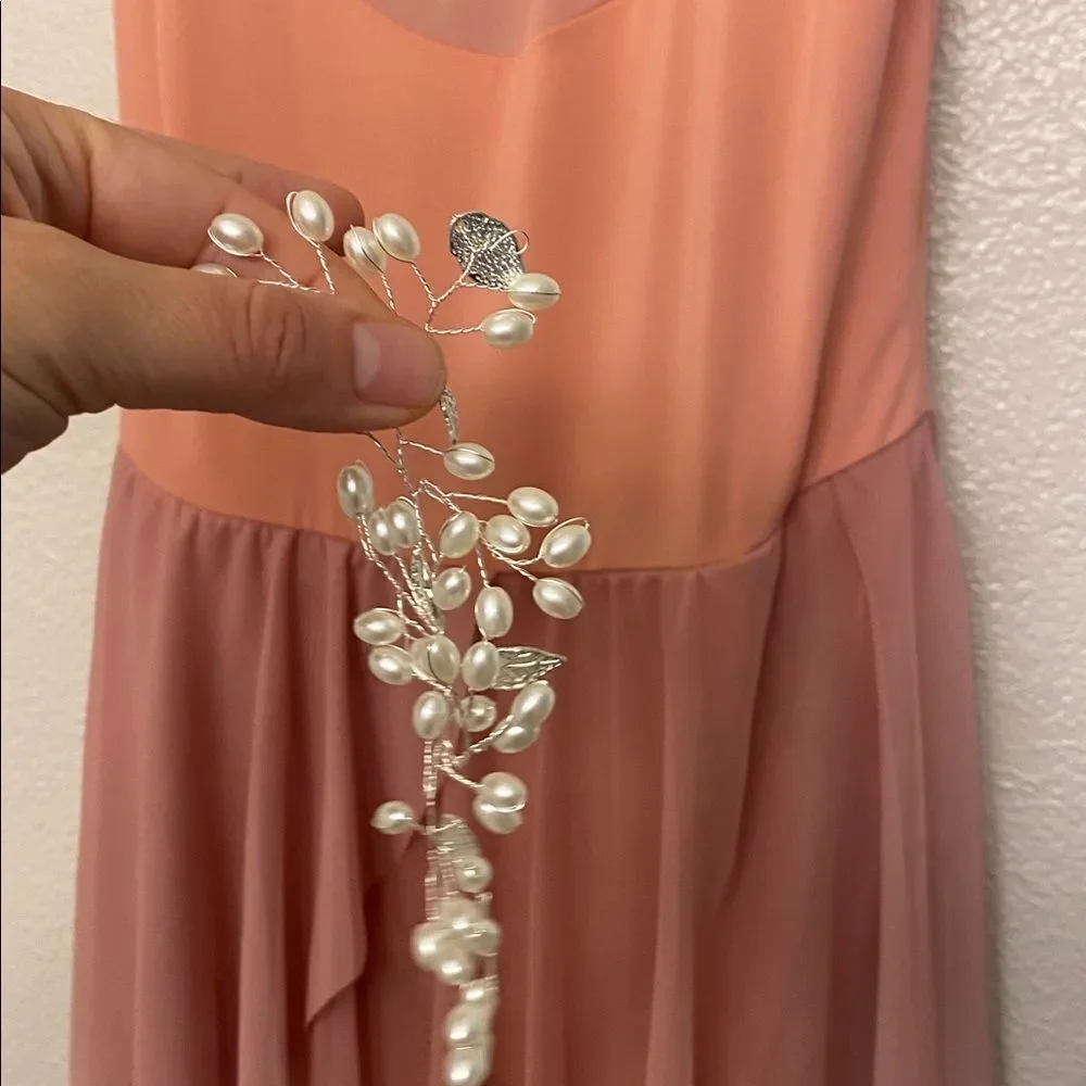 Dance Costume lyrical blush pink maxi dress Just Around The Riverbend 14127 SA